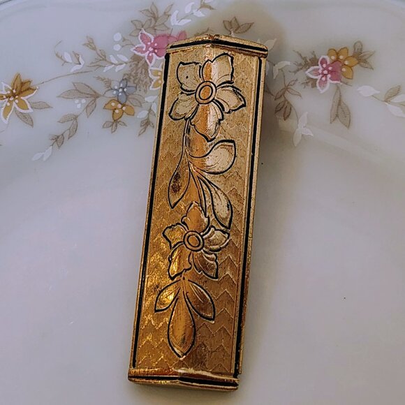 Antique Taille d'épargne Art Deco Unsigned Coro Ornate Fur Clip - Picture 2 of 7